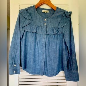 Madewell Blouse - Denim. Like New!